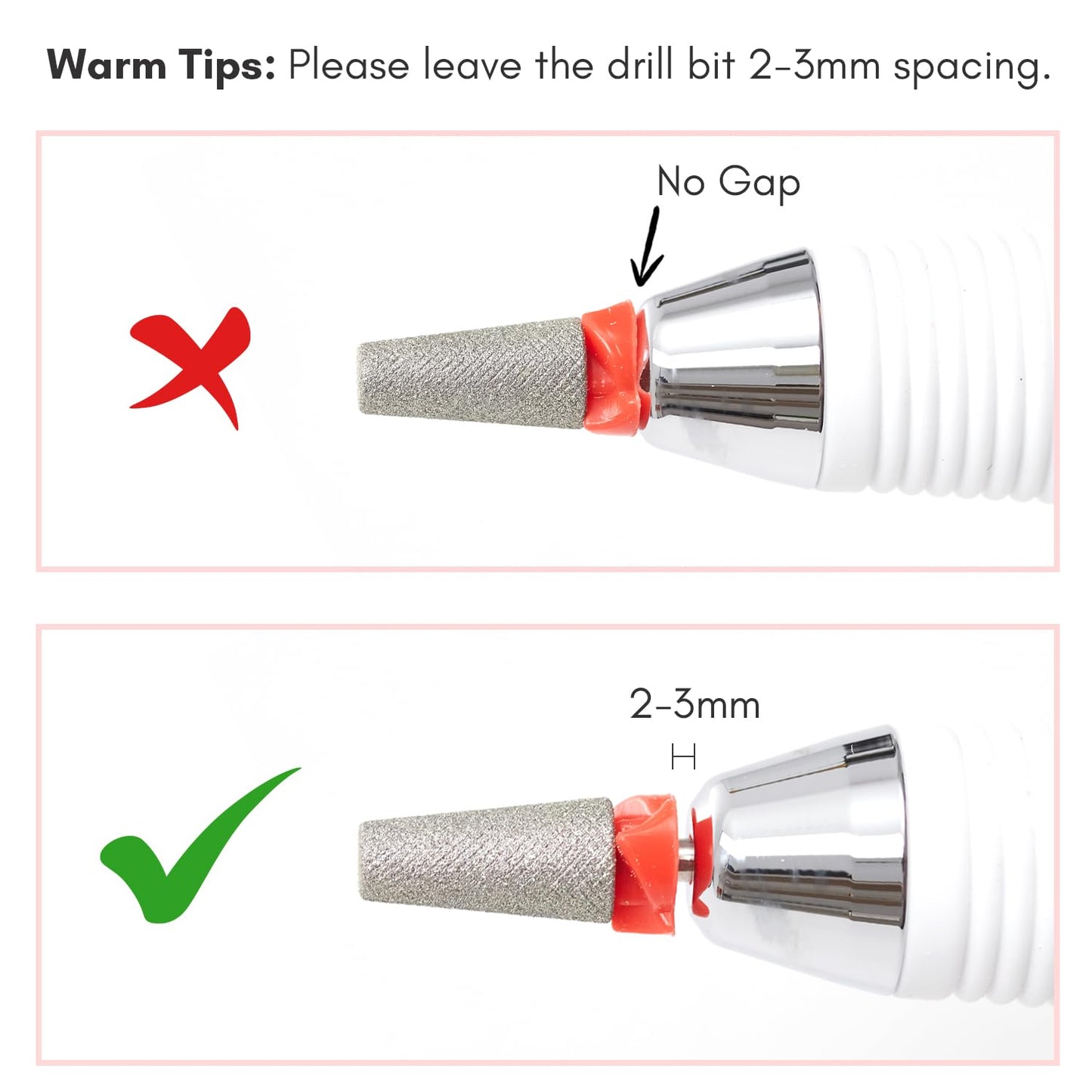 Makartt Nail Drill Handpiece for Malory, 30000RPM Rechargeable Electric File Machine Replacement for Manicure Art Tool, Professional Gel Polish Acrylic Powder Remover