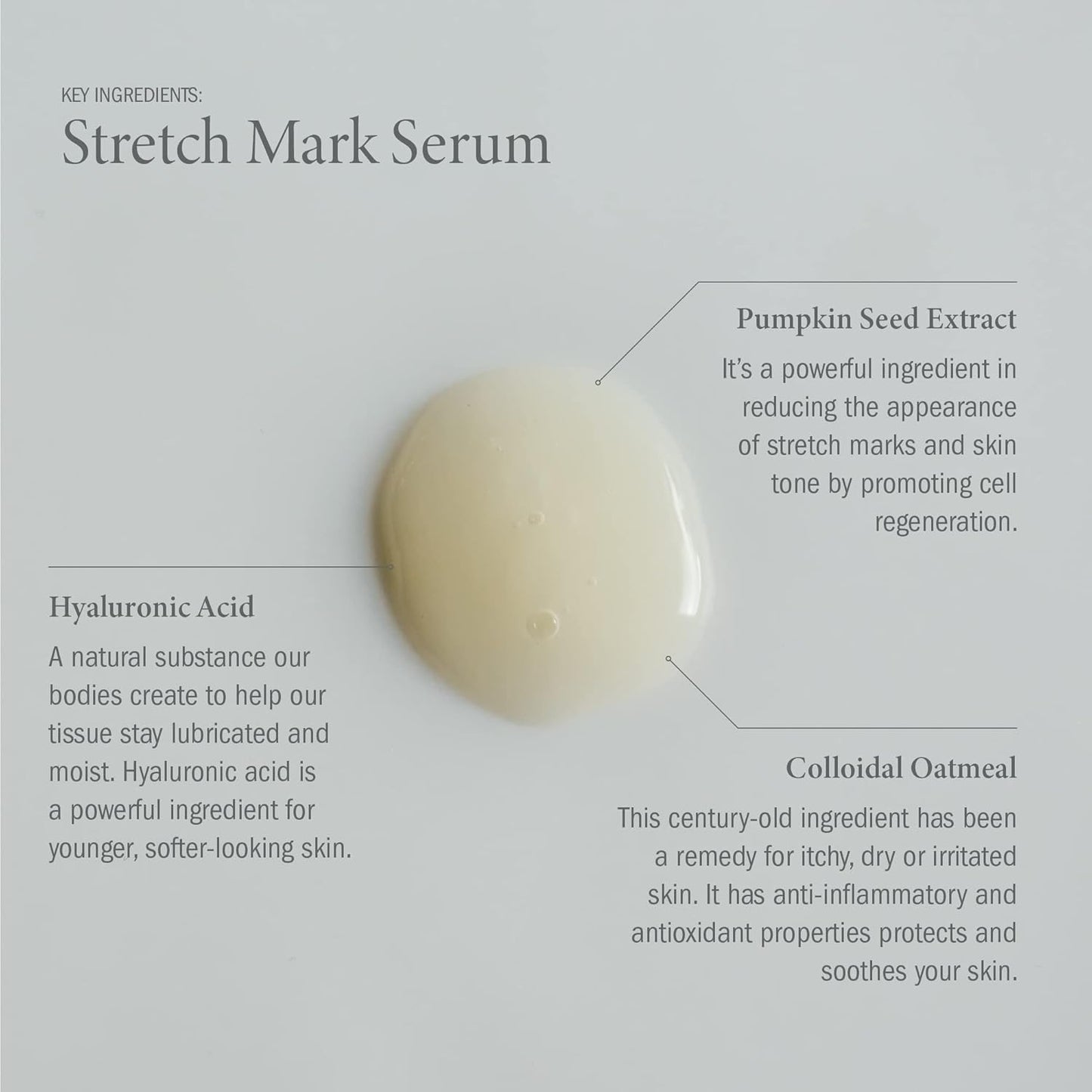 Birth Skincare Stretch Mark Serum for Pregnancy and Postpartum. Natural and safe for sensitive skin and all skin types. šššš š¢š§ ššš§ššš, 2oz | 59 ml