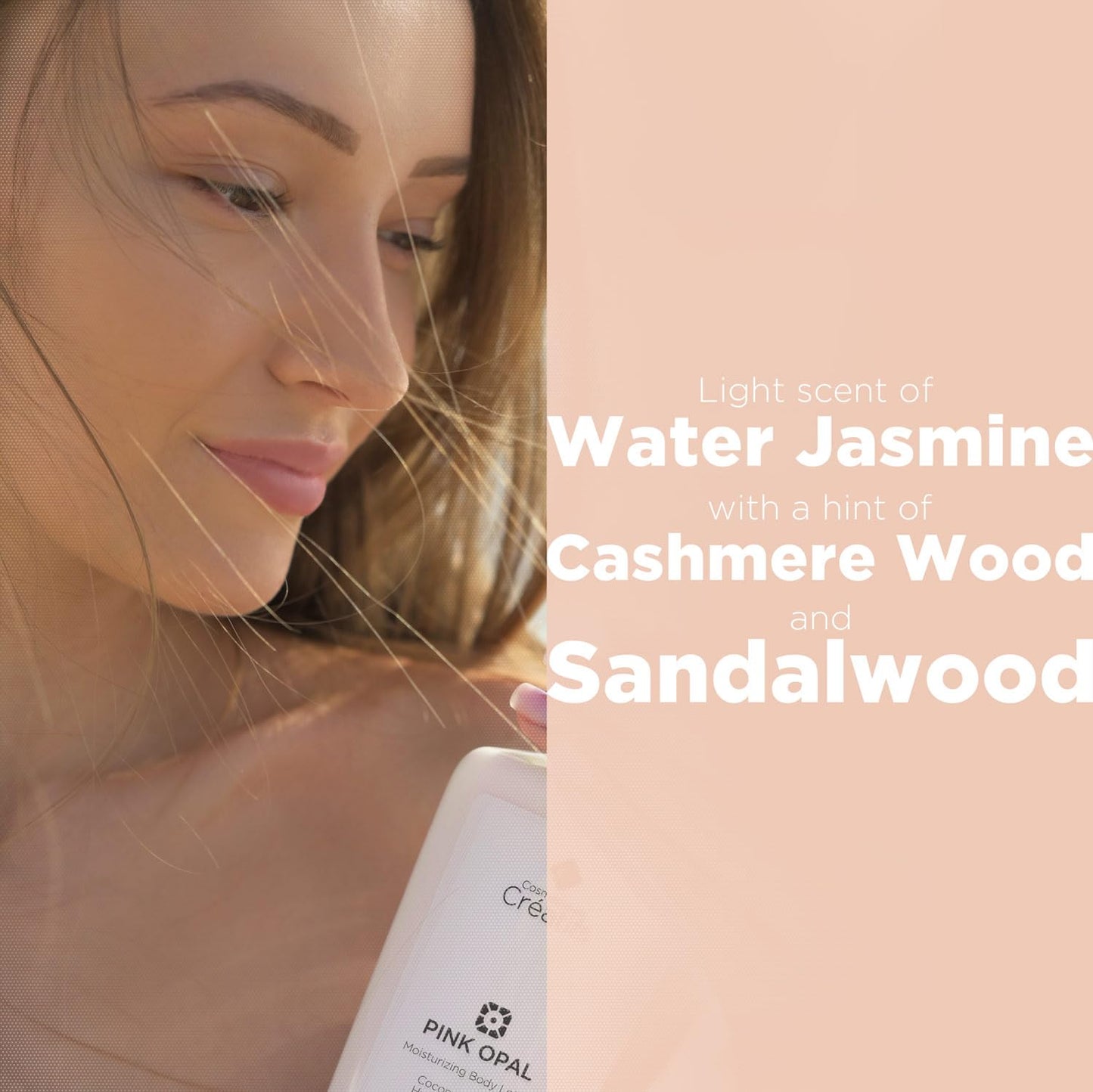 Pink Opal Moisturizing Body Lotion with Coconut Butter and Hyaluronic Acid, 8.5 fl. oz.