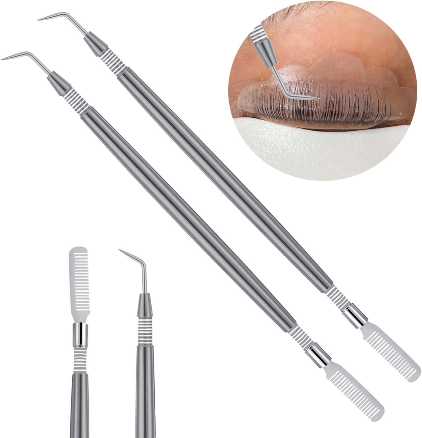 Professional Lash Lift Kit Tool at Home Eyelash Lift Tool Metal Eyelash Comb Separator - Eyelash Perm Kit Lash Lift Lash Lift Supplies Professional Lash Lift Tools Supplies - Eye Lash Separator Tool