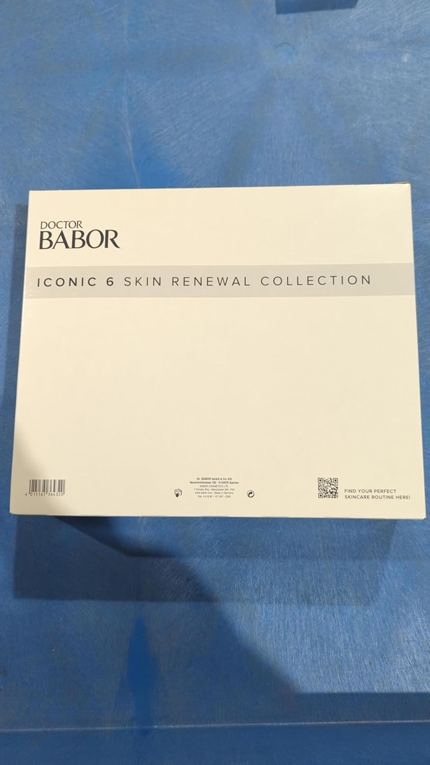 BABOR DOCTOR Iconic Skin Renewal Collection Set, Serums to Hydrate, Repair & Calm, Retinol Smoothing Toner and Renewal Cream, Lifting Vitamin C Serum and Eye Cream, Radiant Results Skincare Set