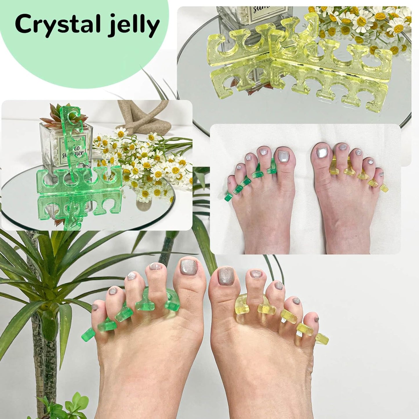 Toe Nail Separator,Toe Separators,Toe Separators Use for Separation of Toenails or Nails as Well as Polishing of Nail Polish.