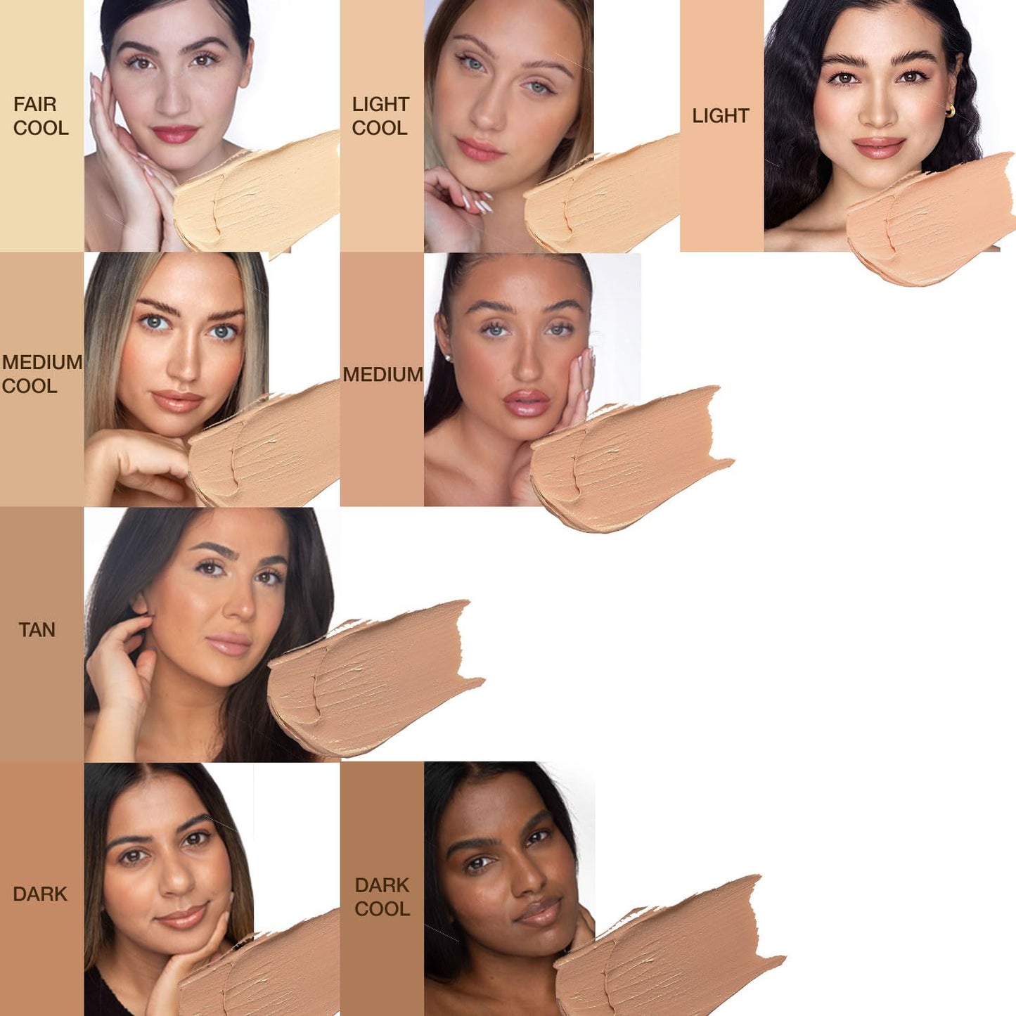 bellapierre BB Cream with SPF 20 - Tinted Sunscreen, Concealer, Matte Foundation, & Moisturizing Face Cream | Lightweight Formula + Pump Top Applicator | Non-Toxic & Paraben Free | 1.7 Oz - Light Cool