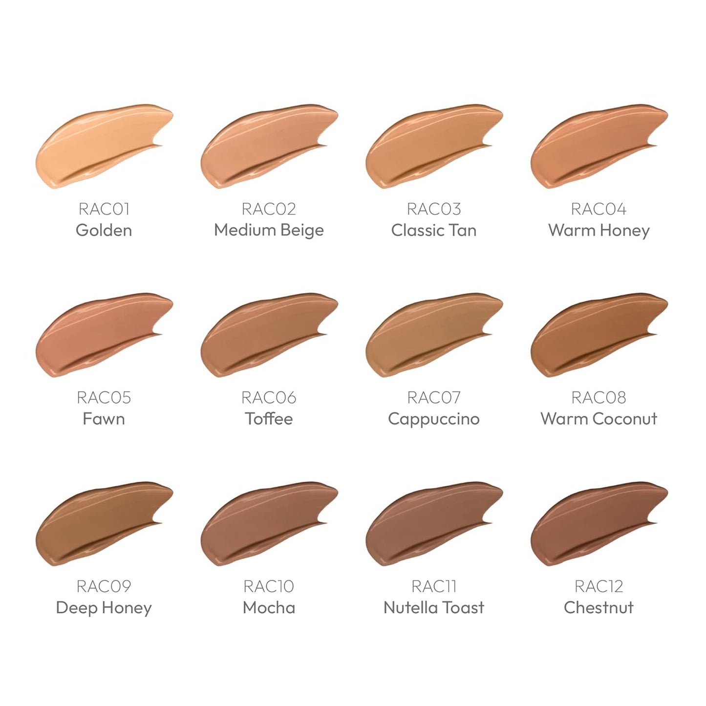 Ruby Kisses All Day Concealer Lightweight Full Coverage Multi-Use Concealer 0.13 Fl Oz (Toffee)