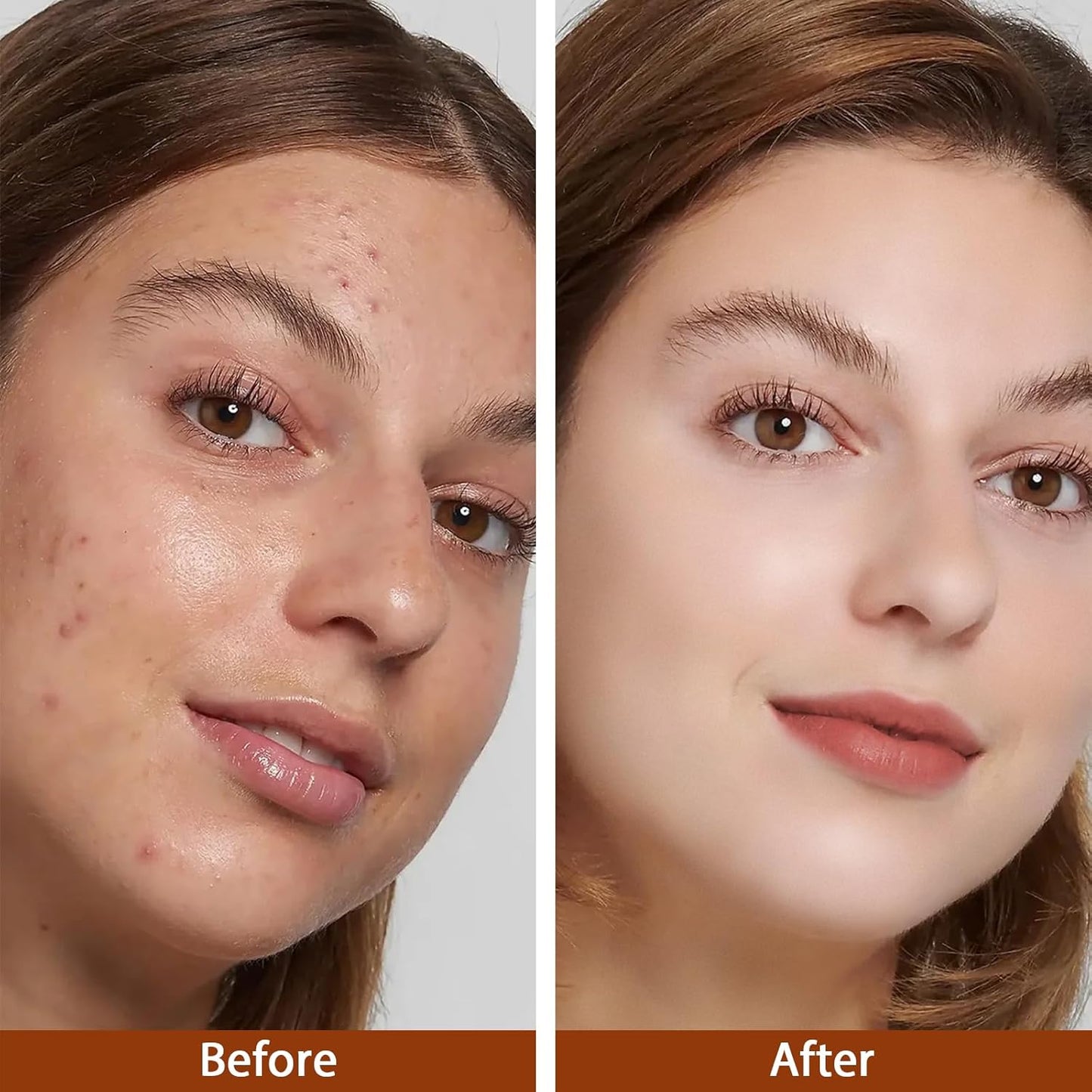 Liquid Concealer Stick Makeup, Hydrating and Lightweight for All Day, Full Coverage 10# DEEP BRONZE