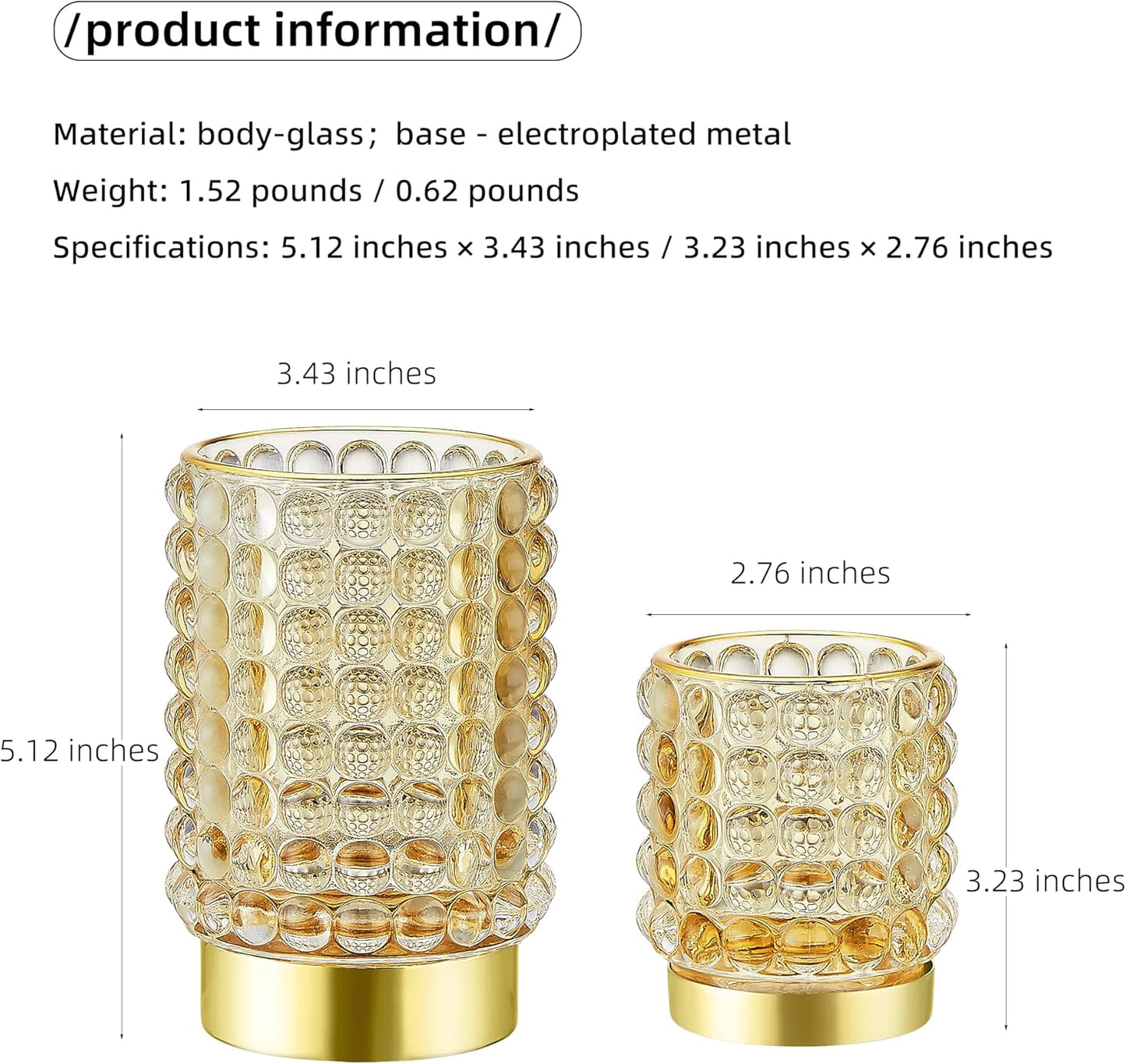 Makeup Brush Holder Organizer,Toothbrush Holders,Desk Pen Pencil Holder,Multifunctional Vintage Glass Brush Cup(A38-3-US/Gold/L)