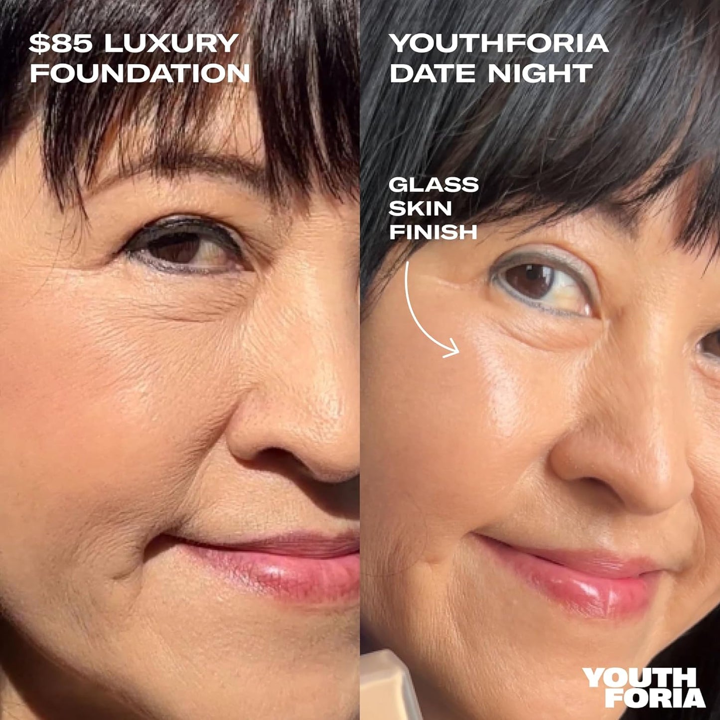 Youthforia Date Night Skin Tint Serum Foundation, Light-Medium Coverage, Hydrating Formula, Vegan & Cruelty-Free, 315 Light Medium to Medium - Neutral