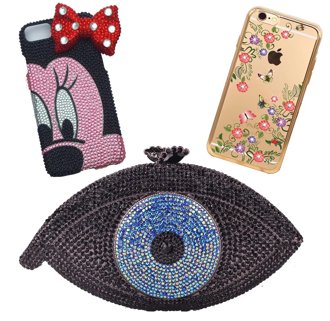 500 Pieces SS30 6mm Flatback Rhinestones Clear Glass Round Gems Crystals for Nail Art DIY Crafts Clothes Shoes Bags (Champagne)