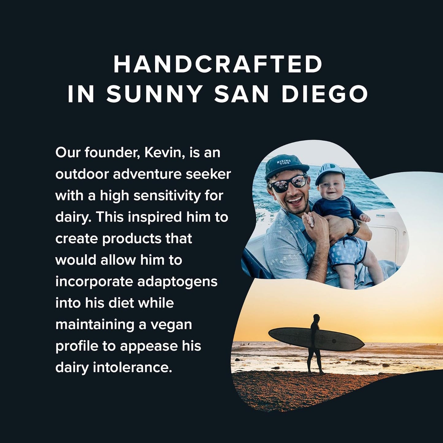 Rising Tide Organic Mushroom Superfood Creamer – Coconut Milk Powder, Lions Mane Mushrooms, MCT Oil - Non Dairy Cream Alternative for Coffee - Plant Based and Keto Friendly (38 Servings)