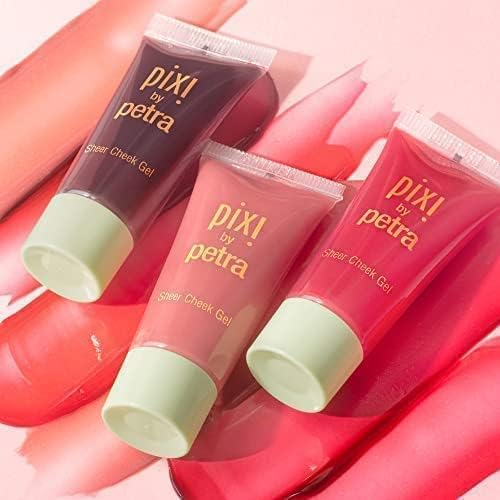 Pixi Sheer Cheek Gel - Flushed | Gel Blush For A Sheer Flush Of Colour | Oil-Free & Fragrance-Free Hydrating Liquid Blush | 0.45 Fl Oz