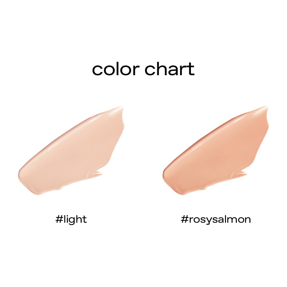 not dry concealer #light #rosysalmon : Vegan-Free, hypoallergenic, premium dual-ended concealer, expertly crafted to flawlessly cover blemishes and dark circles, 0.4 Oz