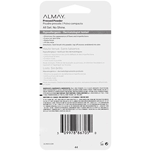 ALMAY Pressed Powder Deep Like Me (Packaging May Vary)