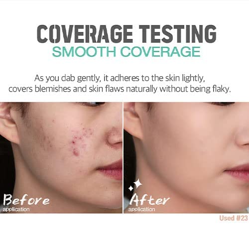 K beauty Makeup Air BB Cushion SPF50+ PA+++ Moisture Cherry Blossom Water Cushion + Refill 0.5floz (Centella Asiatica #21)