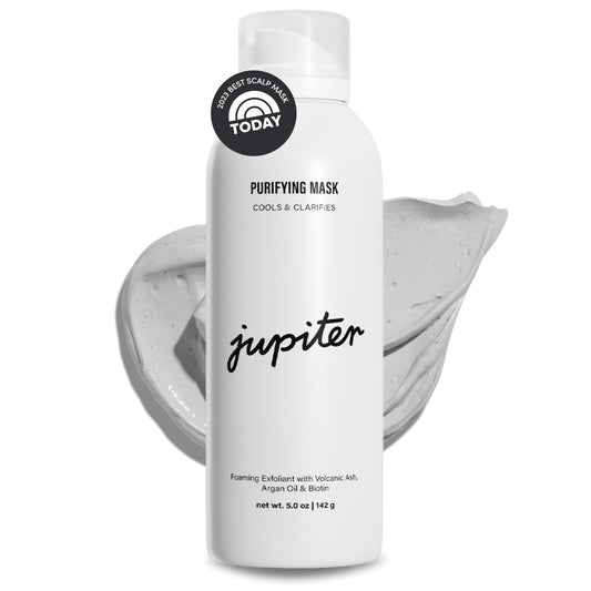 Jupiter Scalp Mask, Volcanic Ash for Exfoliation and Oil Absorption, Weekly Reset for Dry Itchy Scalp, Color Safe, Sulfate-Free, Vegan, Natural Fragrance, Unisex, 0.14 kg, 5 fl oz