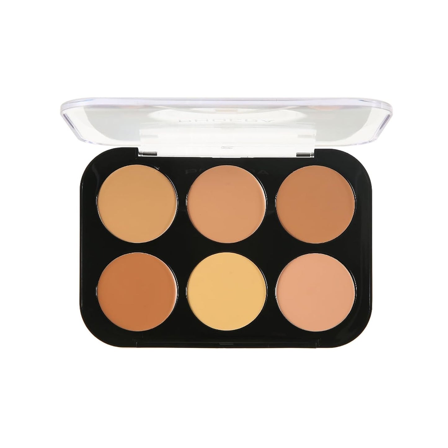 Corlo Contour Palette Concealer Correct, 6 Colors Cream Concealer Full Coverage Foundation Palette for Dark Circles Makeup (Medium)