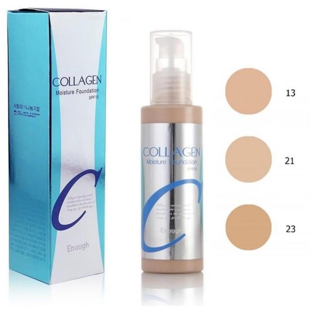 Enough Collagen, Moisture Foundation, SPF 15, 21, 3.38 fl oz (100 ml)