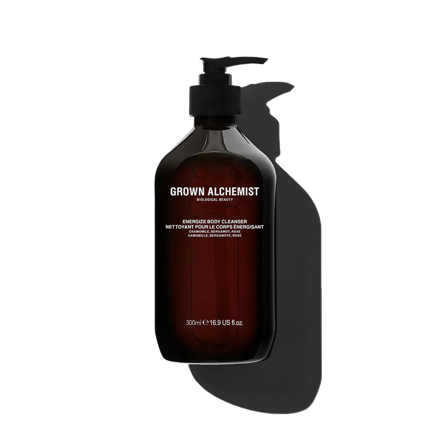 Grown Alchemist Energize Body Cleanser, Chamomile, Bergamot & Rose Body Cleanser. Gentle Body Wash that Hydrates and Cleanses Skin (300 ml).