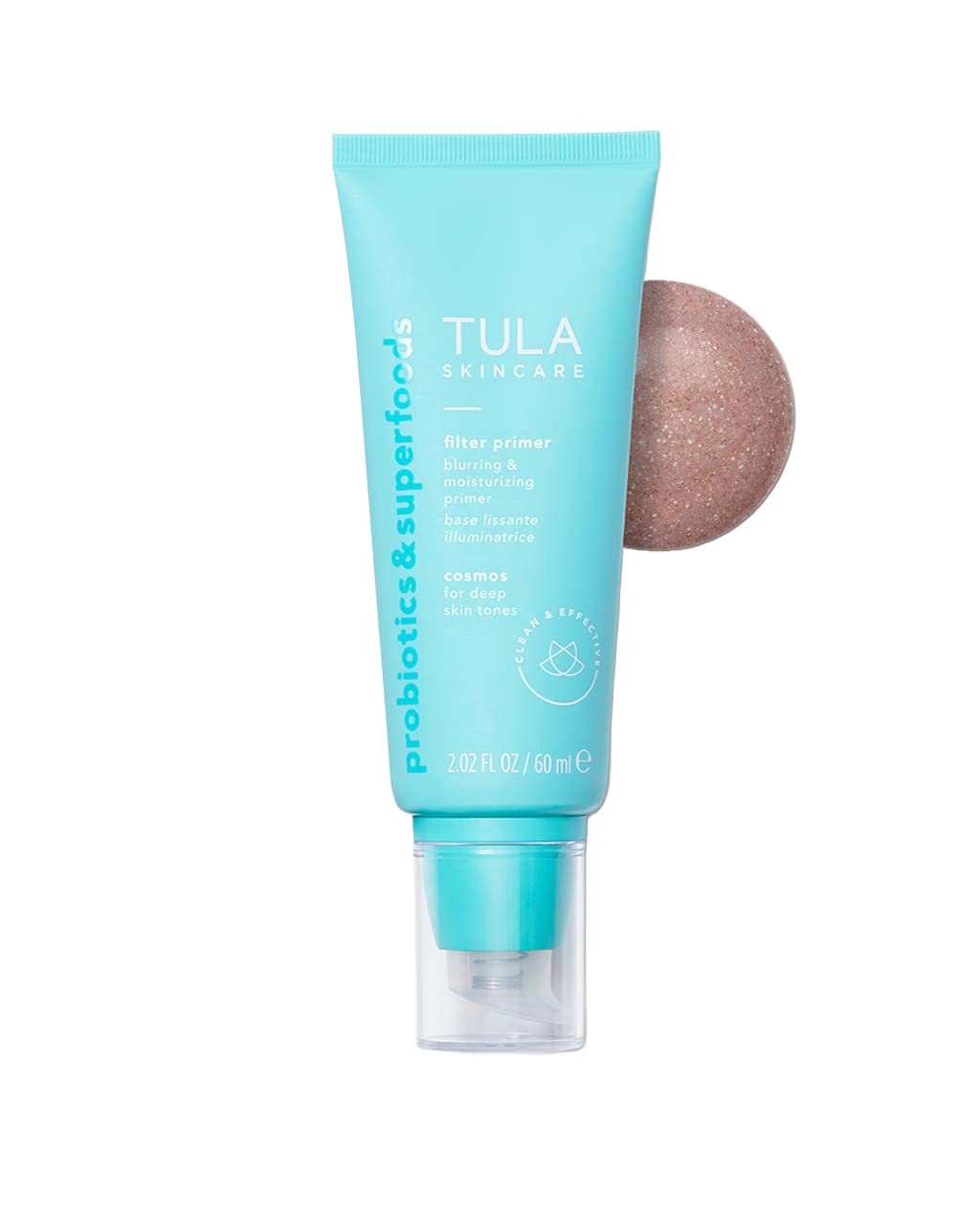 TULA Skin Care Face Filter Blurring and Moisturizing Primer - Supersize Cosmos, Evens the Appearance of Skin Tone & Redness, Hydrates & Improves Makeup Wear, 2.02fl oz