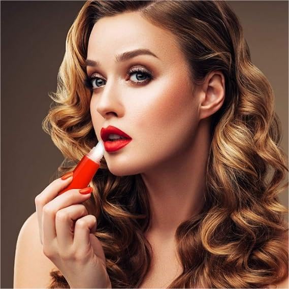 6PCS Empty Lip Gloss Tubes - 8ml Clear Lip Balm Tubes with 5ml Syringes - Refillable Squeeze Lip Balm Containers - Mini Cosmetic Soft for DIY Lip Gloss and Travel Toiletries