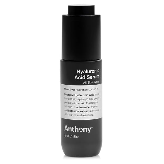 Anthony Hyaluronic Acid Serum – Hydrating Face Serum with Dual Hyaluronic Acid, Coconut Water & Niacinamide – Lightweight, Non-Greasy Formula for All Skin Types – 1 oz