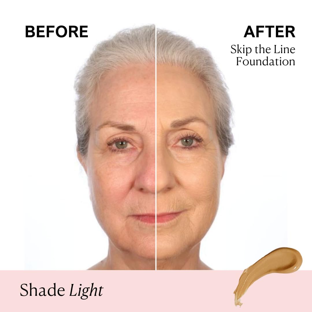 Nakery Full Coverage Foundation for Women - 5 in 1 Plumping Liquid Foundation Makeup - Serum Infused Makeup Foundation Smart Color Adapt with Niacinamide & Hyaluronic Acid for All Skin Types - Light