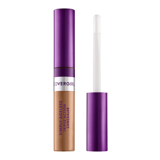 COVERGIRL Simply Ageless Triple Action Concealer, Soft Sable, Pack of 1