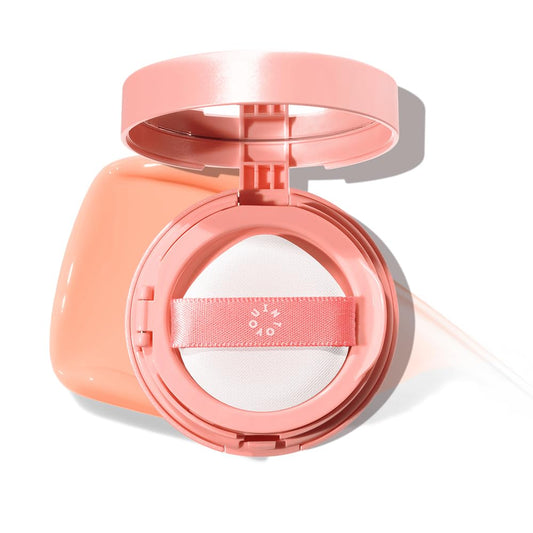 INTO YOU Cream Blush Air Cushion for Cheeks Eyes, Moisturizing, Lightweight, Dewy Finish Face Makeup, Long Wearing, Buildable, Blendable, Pigmented Liquid Blush, for All Skin Tones, Cheeky Melon