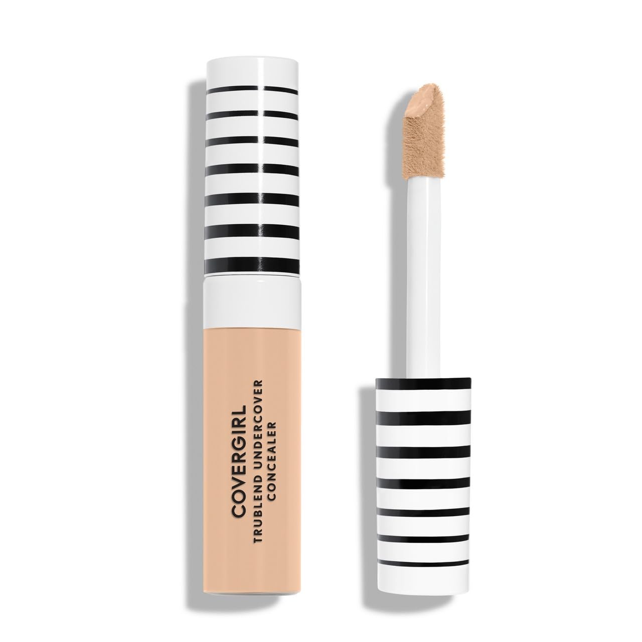 COVERGIRL TruBlend Undercover Full Coverage Concealer, Brighten & Blur, 0.33 Oz ,Concealer Makeup, Full Coverage Concealer, Under Eye Concealer, Concealer for Dark Circles, 100% Vegan, Cruelty Free
