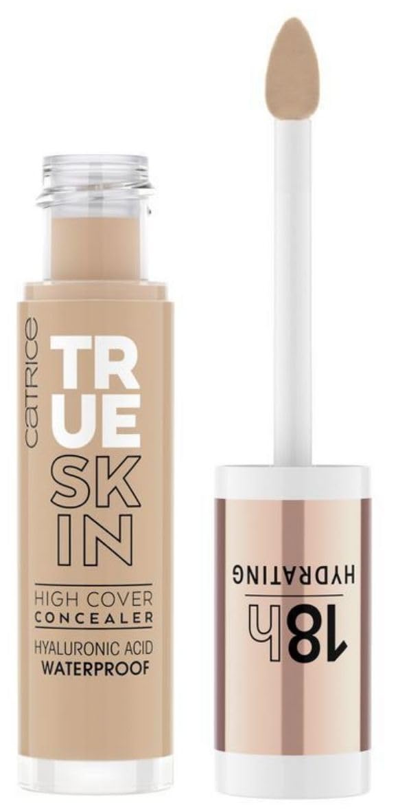 Catrice | True Skin High Cover Concealer (090 | Cool Espresso) | Waterproof & Lightweight for Soft Matte Look | With Hyaluronic Acid & Lasts Up to 18 Hours | Vegan, Cruelty Free