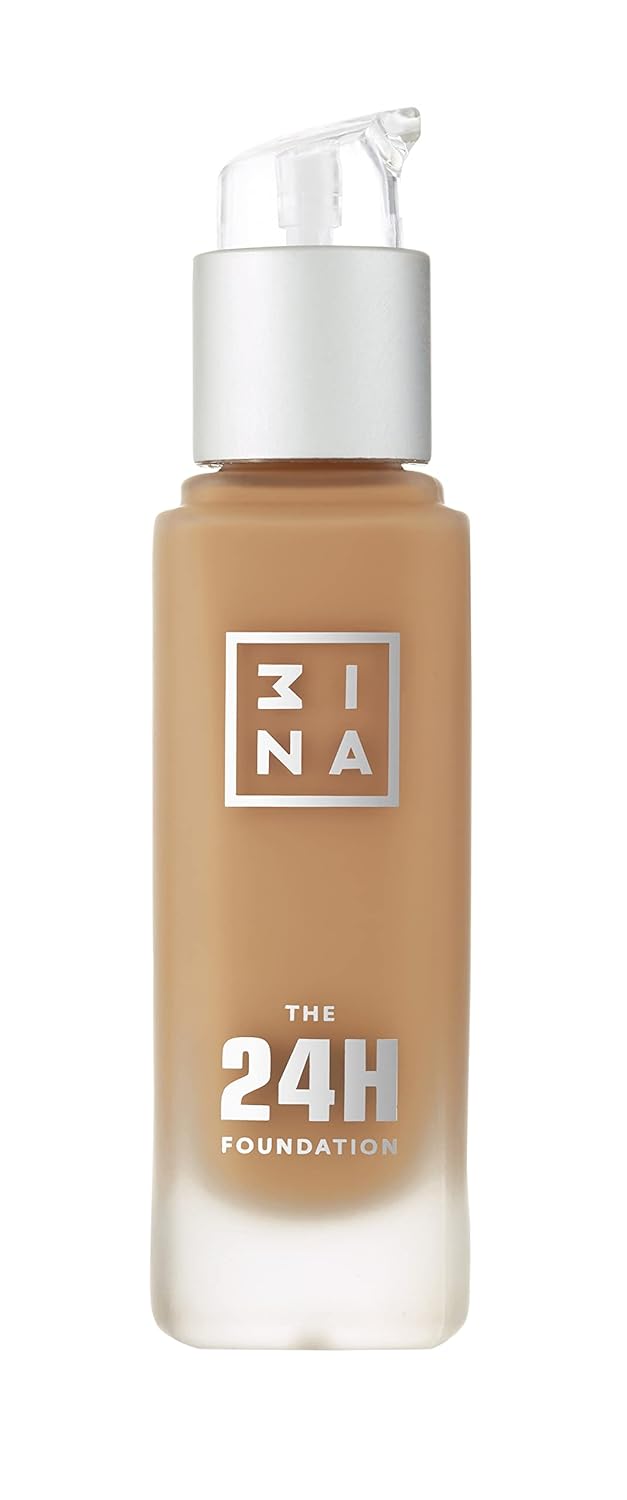 3INA The 24H Foundation 630-24H Long-Wearing Formula - Medium To High Buildable Coverage - Smooth Matte Finish - Expanded Shade Selection - Waterproof, Cruelty Free, Vegan Makeup - 1.01 Oz