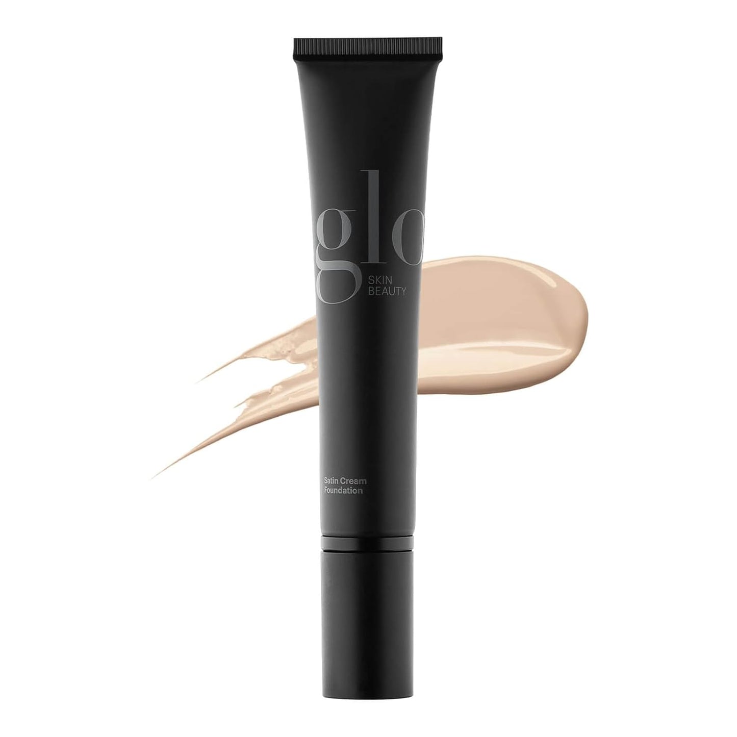 Glo Skin Beauty Satin Cream Foundation Makeup for Face, Natural Fair - Full Coverage, Semi Matte Finish, Conceal Blemishes & Even Skin Tone