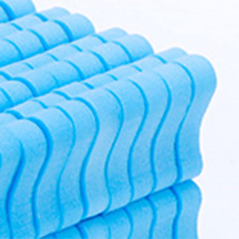 100PCS Sponge Toe Separator, Soft Toe Spreader Nail Art Finger Separator Divider Spacer Manicure Pedicure Tool for Nail Polish (Blue)