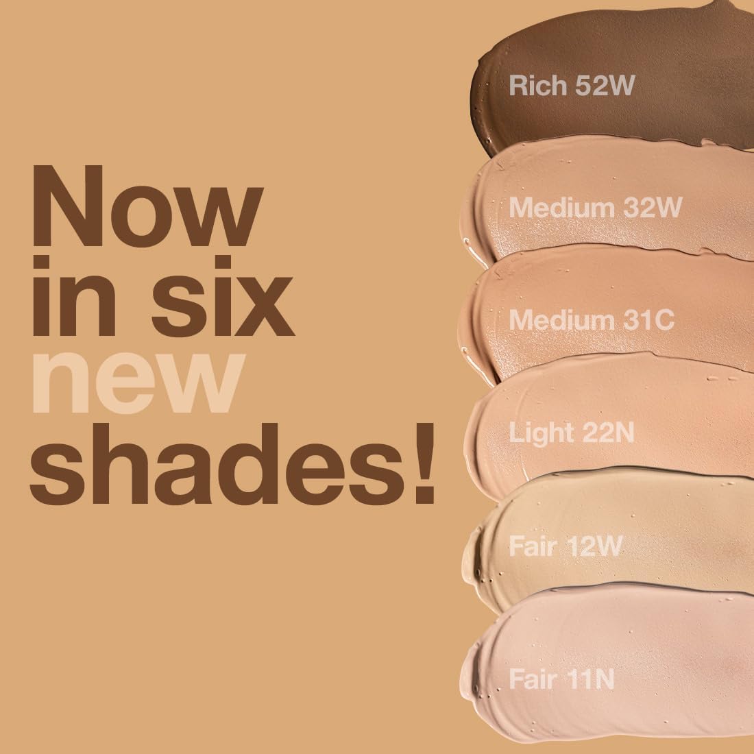 Palladio Full-Coverage Color Correction CC Cream, Oil-Free with Peptides & Vitamin C, Best for Correcting Redness and Uneven Skin Tone, Buildable Foundation Coverage (Rich 52W)