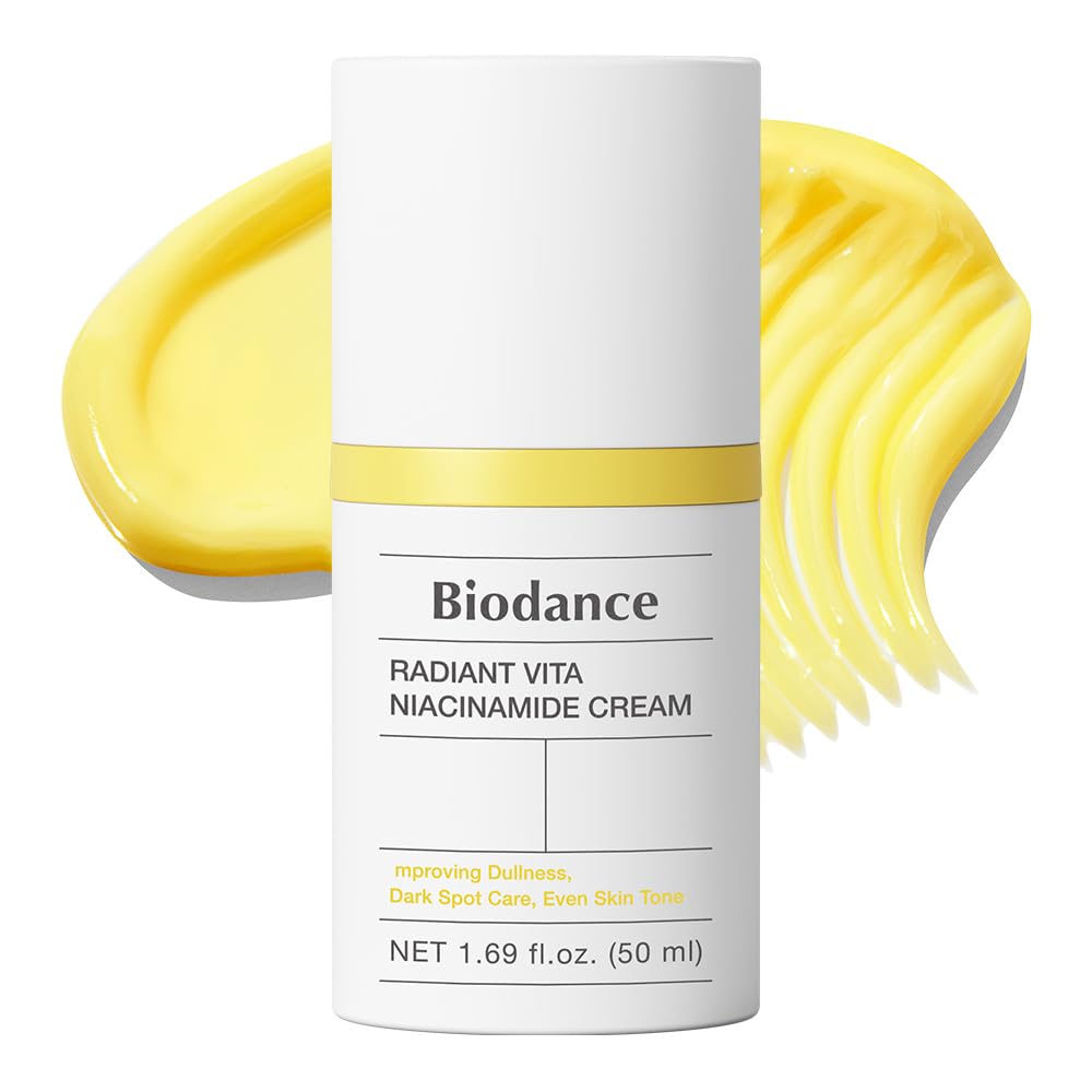 BIODANCE Radiant Vita Niacinamide Cream, Brightening, Dark Spot Correcting Facial Moisturizer, Korean Skincare | 1.69 fl.oz, 50ml