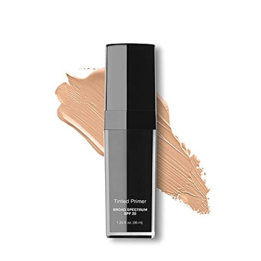 Tinted Face Primer Broad Spectrum SPF 20 Hydrates Smooths and Protects Skin (Medium)