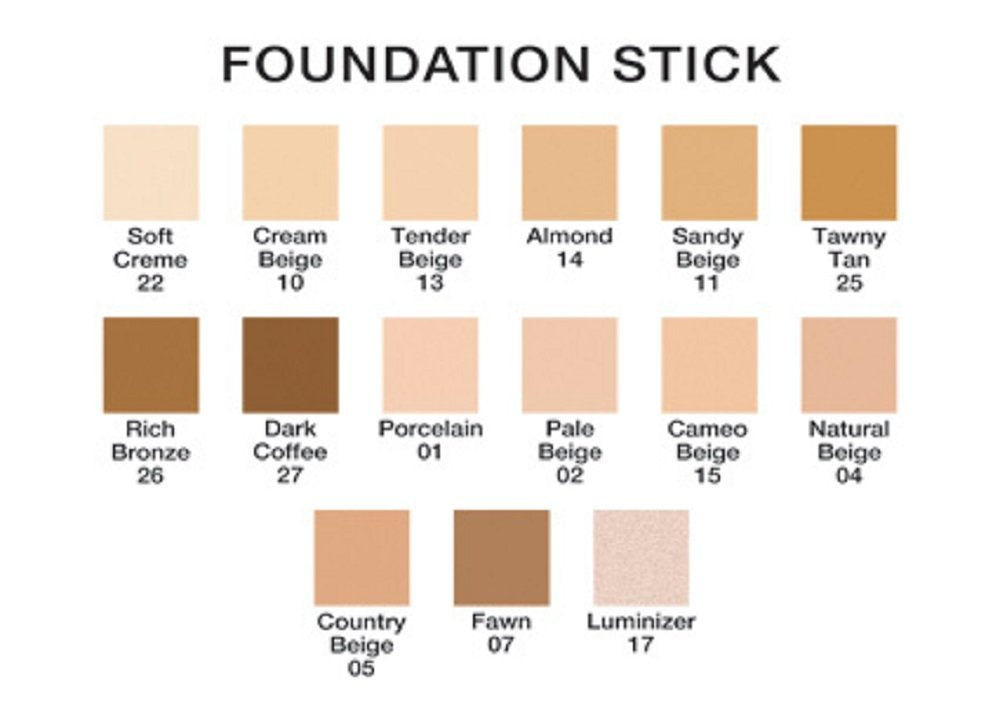 Creamy Conditioning Foundation Stick Buildable Coverage Hypoallergenic (Porcelain)