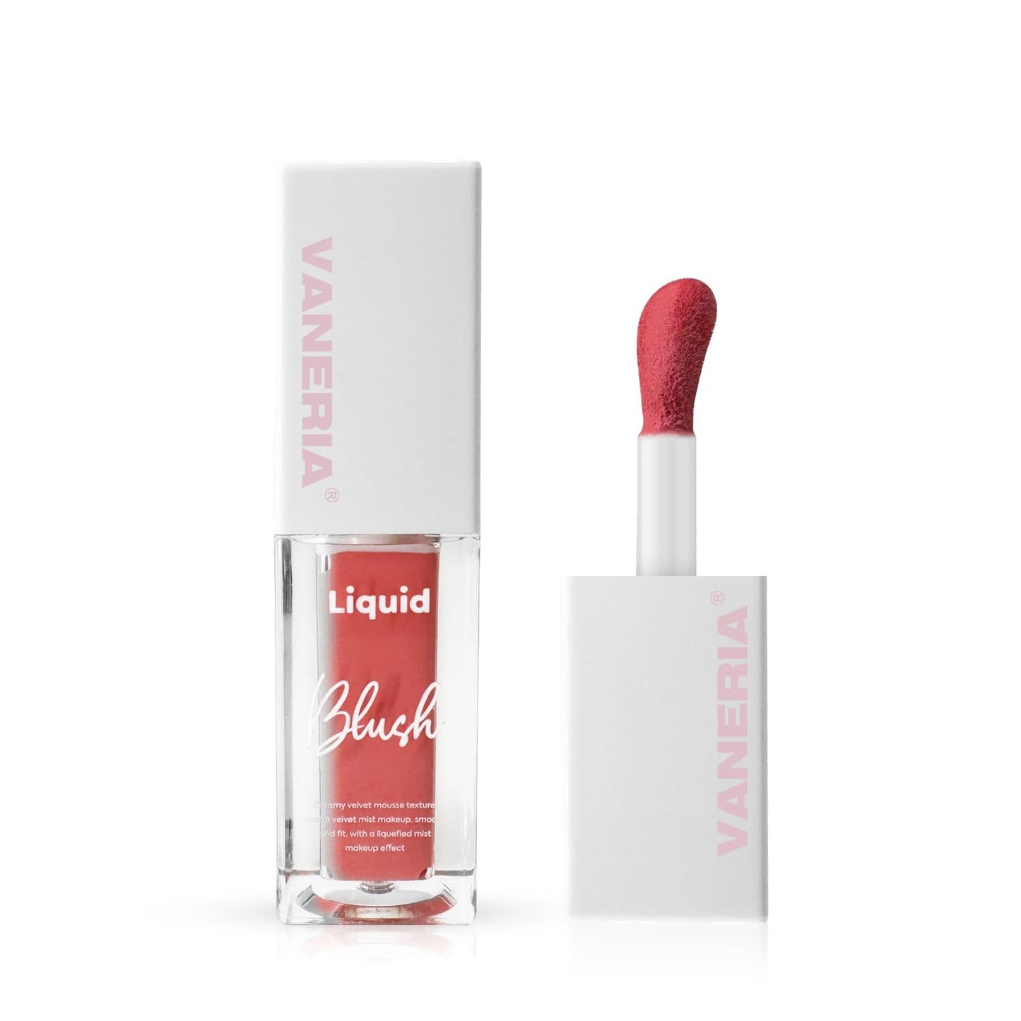 VANERIA Liquid Blush for Cheeks,Long lasting High Pigment Creme Blush,Multi-Use Makeup Blush Stick for Cheeks Lips Eyes,Natural Look Makeup Face Blushes.#2 (5g/0.17oz)