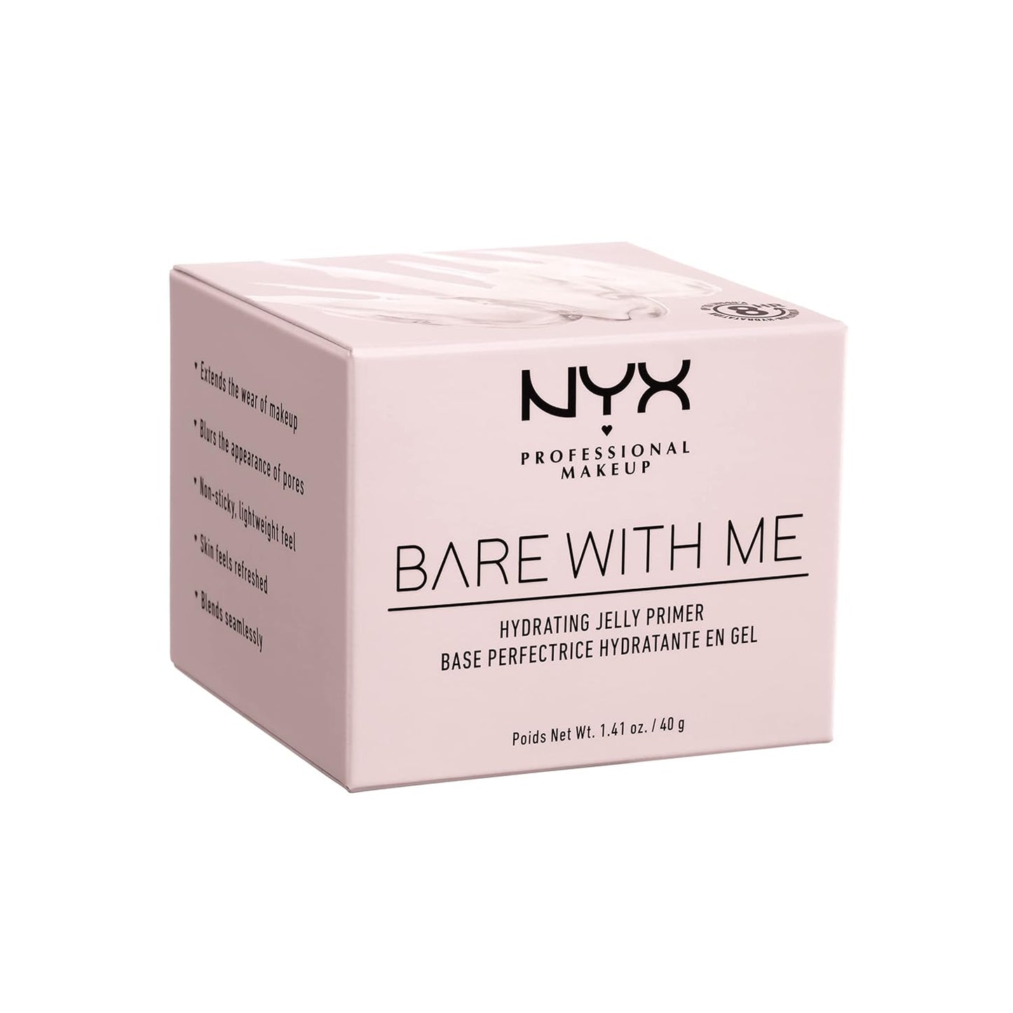 NYX PROFESSIONAL MAKEUP Bare With Me Hydrating Jelly Primer, Vegan Face Primer
