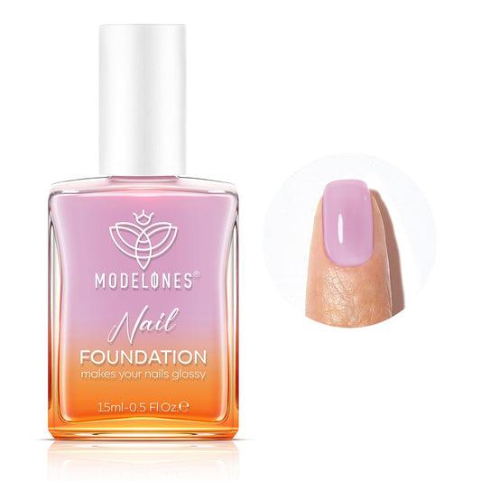 modelones Nail Strengthener Jelly Purple Nail Repair for Damaged Nails Strengthening Polish 15ml Nail Growth and Strengthener Natural Concealer Foundation Nail Care Gifts for Women