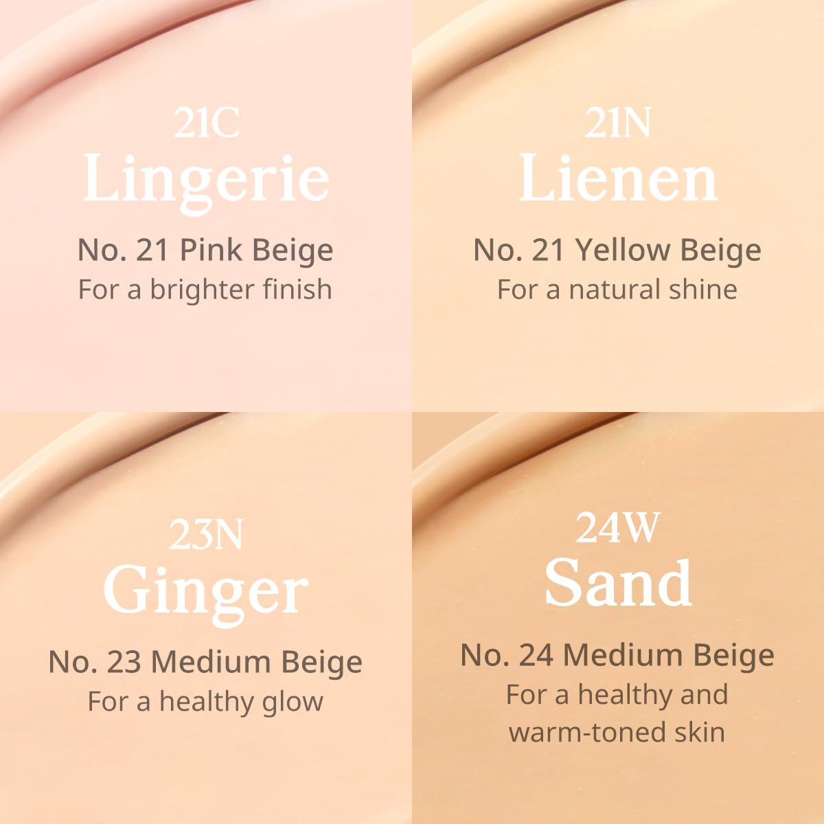 CLIO Kill Cover Mesh Glow Cushion Foundation ([Refill Included] 15g*2, 24W SAND), Glass Skin, Long-Lasting, Lightweight, Buildable Coverage, Glowy Skin Makeup