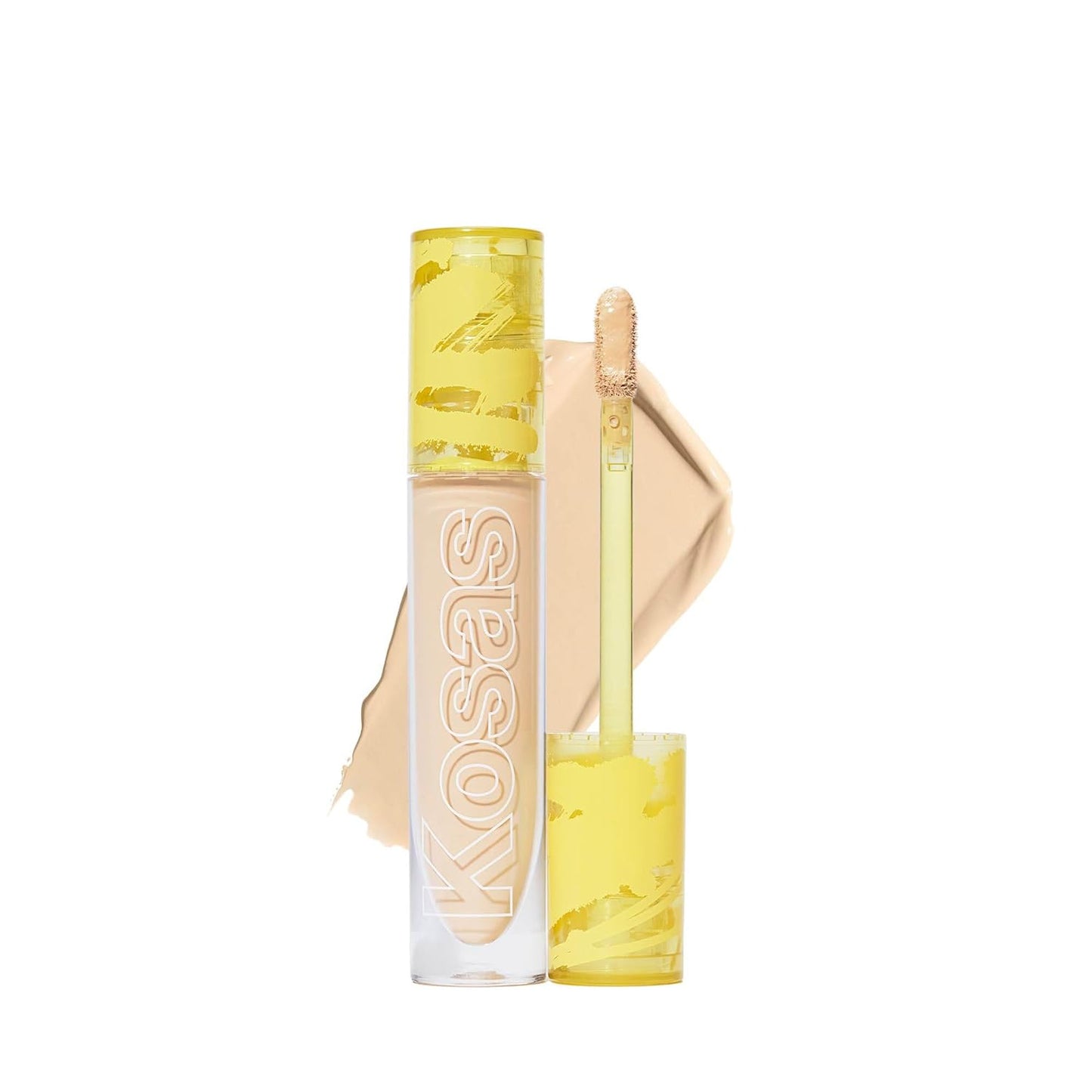 Kosas Revealer Concealer - Medium Coverage Makeup with Hyaluronic Acid, Conceals Dark Circles Under Eyes, Dark Spots and Blemishes + Brightens, Hydrates, Long-Lasting & Vegan, (Tone 02 W)