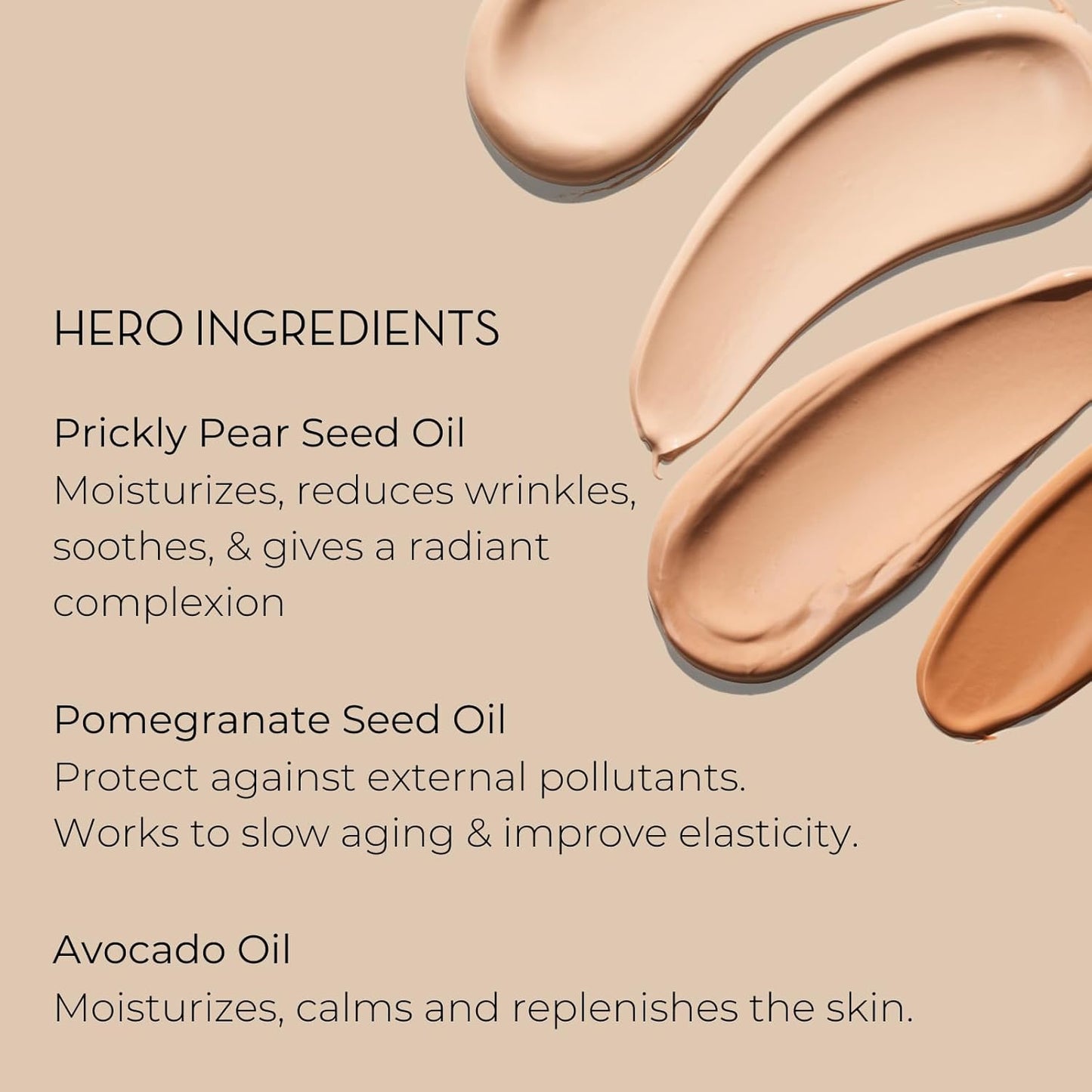 INIKA Organic BB Cream Foundation - Vegan Makeup with Hydrating Prickly Pear, Jojoba, and Pomegranate Seed Oil - Lightweight, Radiant BB Glow for Balanced Skin Tone, Cream 1 fl oz