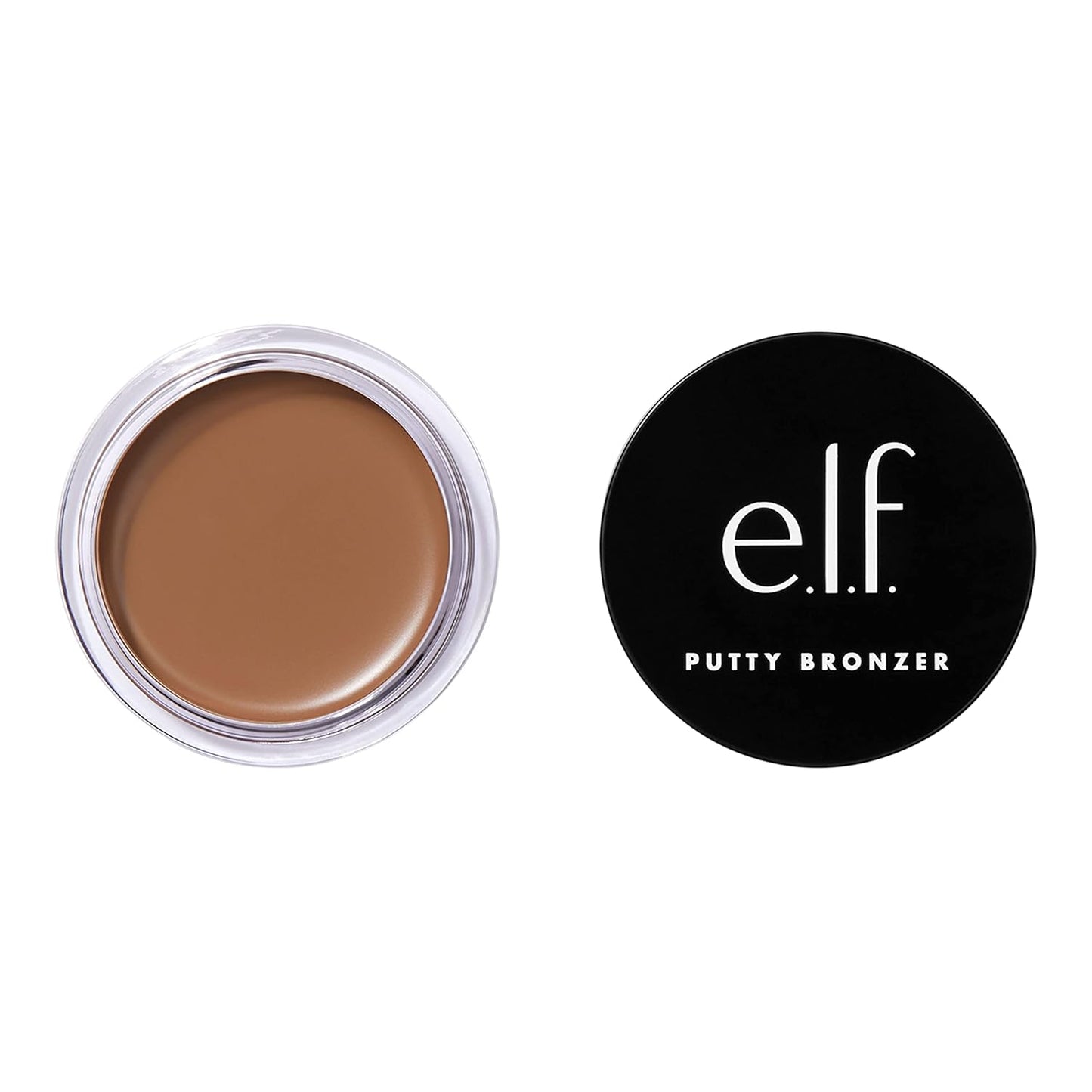 e.l.f. Putty Bronzer, Creamy & Highly Pigmented Formula, Creates a Long-Lasting Bronzed Glow, Infused with Argan Oil & Vitamin E, Honey Drip, 0.35 Oz (10g)