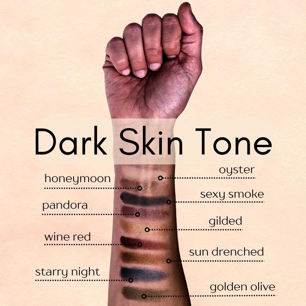 Oyster Off White Nude Naked Cream Color Matte Pressed Powder Single Vegan Eyeshadow; Talc, Paraben & Cruelty Free