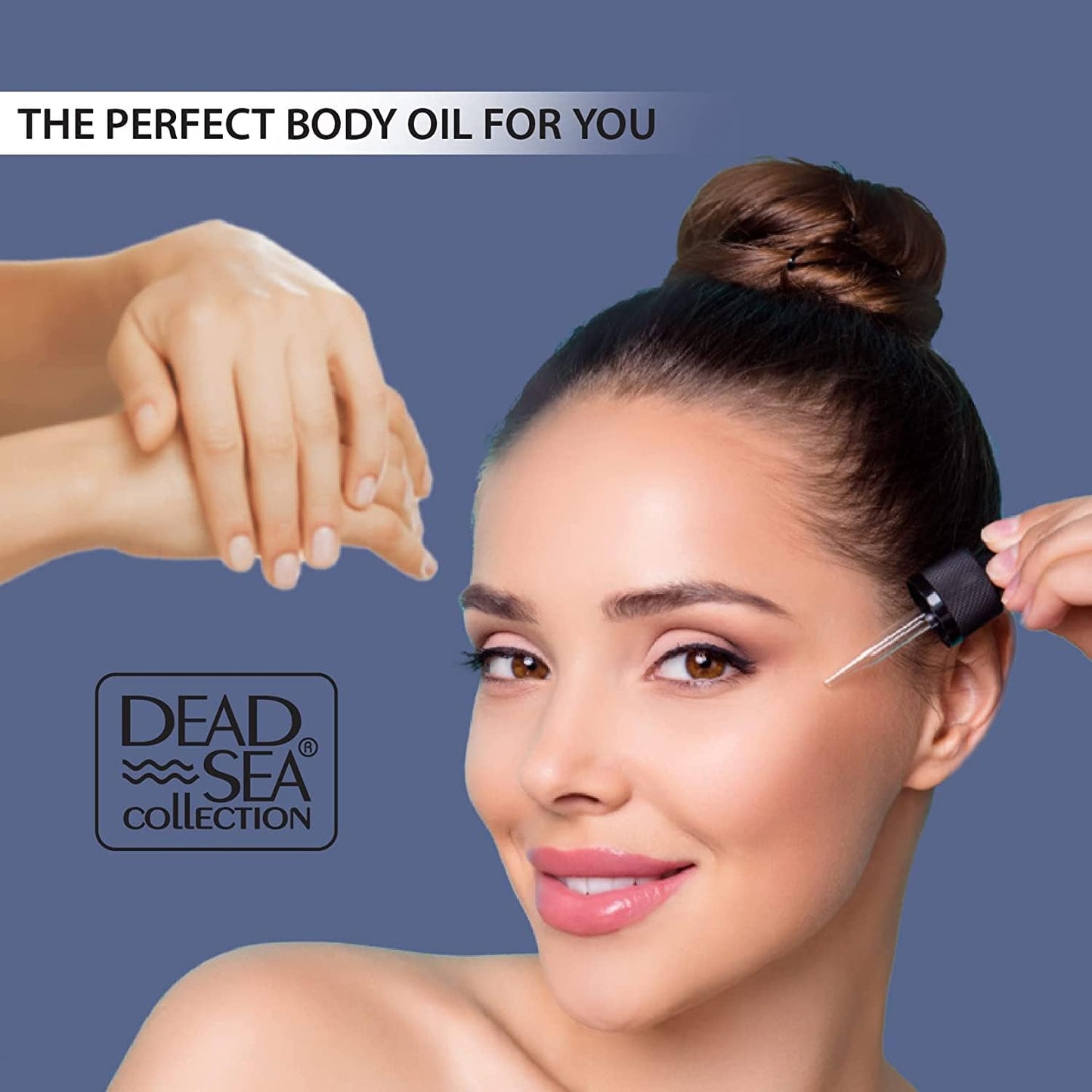 Dead Sea Collection Body Oil for Dry Skin - Collagen & Vitamin E - Moisturizing & Nourishing, Anti-Aging & Skin Elasticity Support for Face Pack of 2 (4 Fl. Oz Each)
