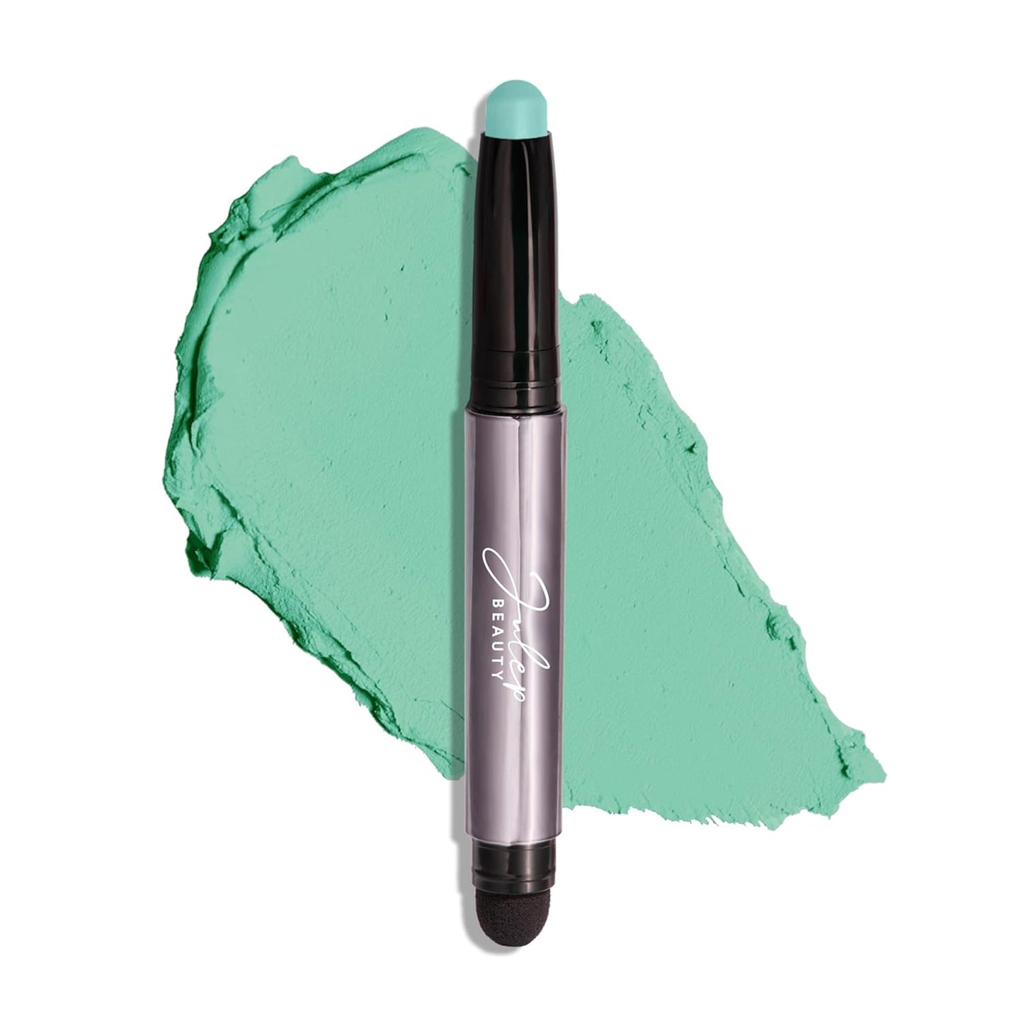 Julep Eyeshadow 101 Cream-to-Powder Waterproof Shadow Stick – Mint Matte – Long-Lasting, Crease-Proof, Cool-Toned Pastel Green Matte Cream Eyeshadow with Built-in Smudger