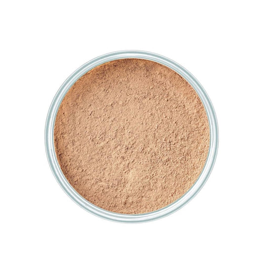 ARTDECO Mineral Powder Foundation - honey – loose setting powder for a smooth & matte finish - medium coverage - perfect for sensitive & oily skin - makeup with zinc & magnesium - vegan - 0.53 Oz