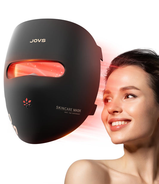 JOVS LED Light Therapy Face Mask, Wireless Red Light Therapy for Face, Portable Skin Care Beauty Device Intelligent Beauty Solution at Home