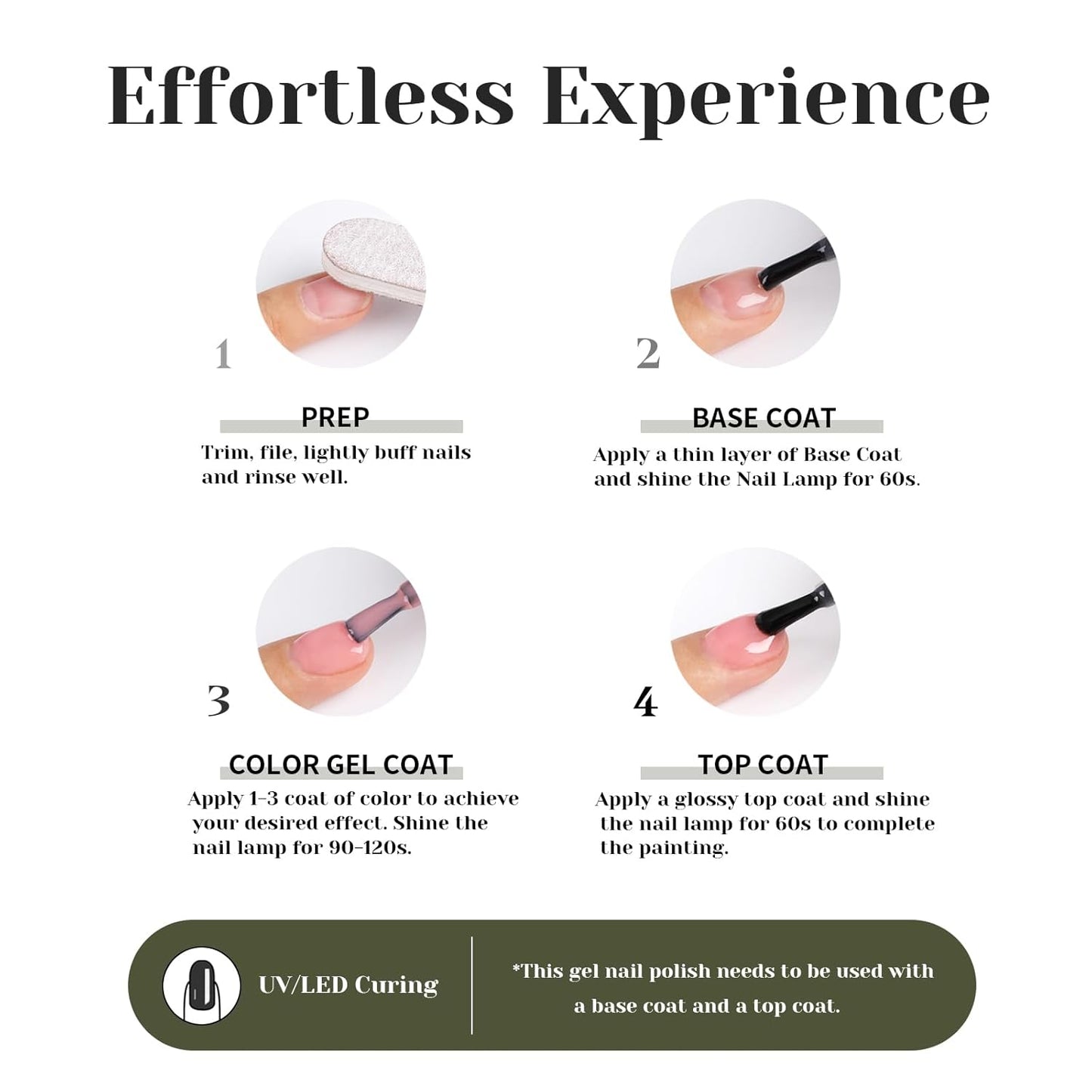 Olive Green Color Glitter Gel Nail Polish,15ml UV/LED Soak Off Sparkly Shimmer Green Gel Polish for Manicure Salon or DIY Nail Art at Home,All Seasion Color Gel - GP0114