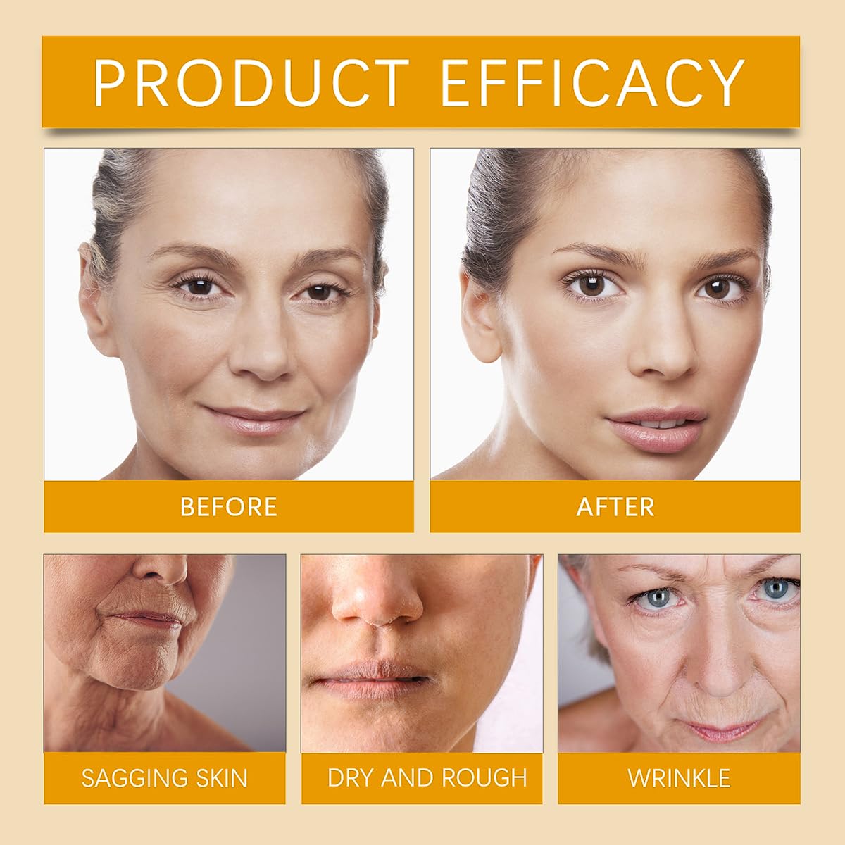 Bee Venom Moisturiser Cream Wrinkle Removal & Firming, Anti-Aging Eye & Face Bee Venom Skin Treatment Cream (2 Packs, 0.71Oz)